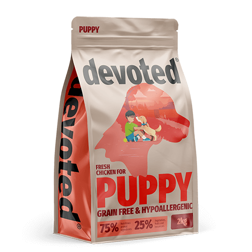 2kg Hypoallergenic Grain Free Fresh Chicken Dry Puppy Food