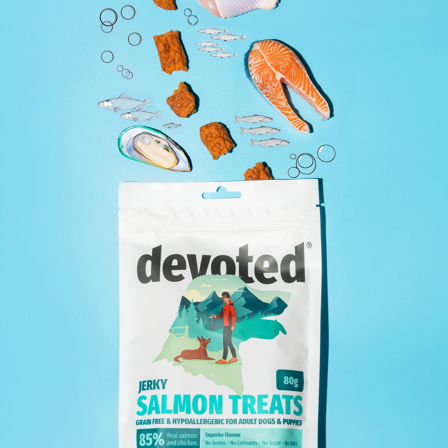 Salmon Jerky Dog Treats